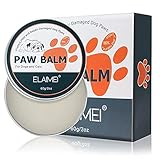 Snow Island Hundepfoten- und Nasenbalsam, 100 % natürlicher Pfoten- und Nasenbalsam zur Reparatur von rissigen Pfoten und juckenden Nasen, sicherer Schutz für Hunde Pfoten und N
