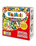 PlayMais MAXI PACK BASIC für Kinder ab 3 Jahren | Motorik-Spielzeug mit 1.300 PlayMais & Bastelbuch | Fördert Kreativität & Feinmotorik