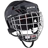 CCM 50 Helm Combo Senior, Größe:M, Farbe:schw