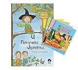 Buchspielbox Petronella Apfelmus Band 1 - Verhext und festgeklebt + 4 Mini-Bücher, Kinderbuch-S