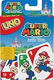 Mattel Games DRD00 - UNO Super Mario Kartenspiel, geeignet für 2 - 10 Spieler, Kartenspiele und Kinderspiele ab 7 J