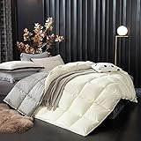 Cactuso bettdecken,Daunendecke, Gänsedaunendecke, Winterdecke-Gelb + Grau_150x200cm 3000g