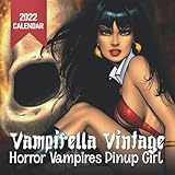 Vampirella Vintage Horror Vampires Pinup Girl: Great Gifts Calendar 2022 For Women and Men Lovers Arts 12 Month With Many High-Quality Images Each ... 4 months 2023- Kalender-Calendario-C