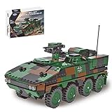 Koyae 808Pcs 1/30 Panzer Bausteine Modell Tank Spielzeug Kompatibel mit Lego Militär Bausteine - Panzerwag
