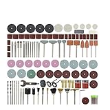 Shenyitool 136pcs Abravise Werkzeuge Set Fit Schleifen Polieren Rotary Power Tools Holz Metall Gravur Elektrodrehwerkzeug Werkzeug (Color : 136pcs OPP Bag)