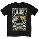 Pink Floyd Carnegie Hall Poster 2 offiziell Männer T-Shirt Herren (X-Large)