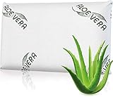 Univando Orthopädisches Kissen Green One mit Aloe Vera Bezug - Hypoallergenes Seitenschläferkissen 72 x 42 x 15 cm gegen Nackenverspannung und zur Entlastung der Halswirb