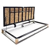 Bodenluke schachtabdeckung 70 cm x 150 cm'H' - mit OSB-Platte für Holz- und Parkettbö