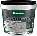 Ultrament Boden Fix Betonfarbe - Tolle Bodenfarbe in verschiedenen Farben (Anthrazit 4 Liter)