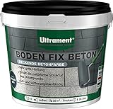 Ultrament Boden Fix Betonfarbe - Tolle Bodenfarbe in verschiedenen Farben (Anthrazit 4 Liter)