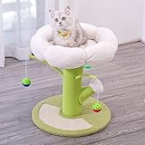 Geling Kratzbaum Katzenkratzbaum Kratzbaum Groß Katzenbaum Stabil Kletterbaum Katzen Plüsch Sisal-Kratzstangen Für Kätzchen Grosse Katzen,D