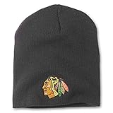 Chicago Blackhawks NHL American Needle Tahoe Cuffed Pom Beanie Knit H