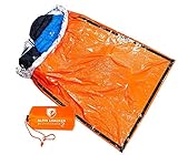 Alpin Loacker | Life Saver Pro | 2 Personen Rettungsdecke, Biwaksack, Notfalldecke für Outdoor und Bergsp