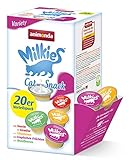 animonda Milkies Mix Variety, Katzenmilch portioniert, 4 x 20 Cups á 15 g