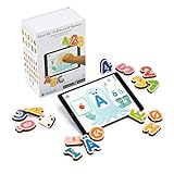 Marbotic Smart Kit Nordic Edition für iPad & Samsung Tablets – Alter 3 – 5 – Interaktive Wooden Zahlen und Letters Set – Hands-on Lernspiele für Preschoolers – Early Reading & M