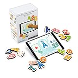 Marbotic Smart Kit Nordic Edition für iPad & Samsung Tablets – Alter 3 – 5 – Interaktive Wooden Zahlen und Letters Set – Hands-on Lernspiele für Preschoolers – Early Reading & M