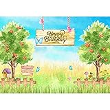 Allenjoy 2,1 x 1,5 m Wald Geburtstag Hintergrund Some Bunny is One Pooh Bär Kaninchen Wildtiere Fotografie Hintergrund Baby Dusche Frühling Ostern Party Dekoration Banner Photo Booth Supp