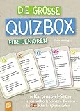 Die große Quizbox für Senioren: Ein Kartenspiel-Set zu lebensweltorientierten Themen in drei Schwierigk