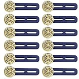 12 PCS Elastic Rubber Button Extension-Adjustable Wasitband Expanders-Pants Waist Extender Increase or Decrease The Waist Size of T