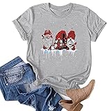 Weihnachten Shacket Jacke Damen kariert Jonny COTA Studio Oversize t Shirt Damen weiß Jaquard Pullover Totenkopf Shirt Bluse Kurzarm Damen blau-weiß gestreifte Bluse floryday Mode Basic Shirt D