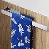 Cooeco Handtuchhalter - Handtuchstange SUS 304 Edelstahl Habdtuchhalterung Selbstklebend, Badetuchhalter Badezimmer, Badetuchstange ohne Bohren 39CM für Bad und Kü