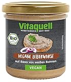 Vitaquell Vegane Leberwurst auf Basis von weißen Bohnen, 125 g im G