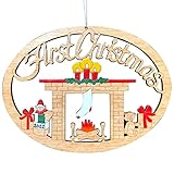 MEIYOUMK Weihnachtsdeko Weihnachtsbaumschmuck Weihnachtsbaum Deko Weihnachtsdeko Figuren Winterhaus Christbaumanhänger Weihnachtsschmuck Holz Weihnachtsbaumanhänger DIY Weihnachtsbaum Dek