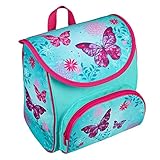 Scooli Butterfly Cutie Vorschulranzen mit Tragegriff, abnehmbare Brustgurt, gepolsterte Träger, Leichtgewicht│ Rucksack Kindergarten│ca. 6,5 lt│Kinderrucksack für Mädchen,