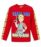 Bob der Baumeister Jungen Langarmshirt Rot (116)