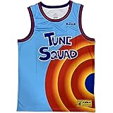Yesgirl Activewear Tops für Herren Basketball Trikots Top Ärmelloses Atmungsaktives T-Shirt Retro Atmungsaktive Weste Tanktop A Blau 4XL