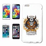 Reifen-Markt Handyhülle kompatibel für iPhone 5 / 5S Scandinavian Vikings Asgard SKANDINAVIEN Wikinger Wiki Skull WIKINGERHELM Hardcase Schutzhülle Handy Cover SM