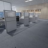 Grauer Teppichboden, Wohnzimmer, Schlafzimmer, großflächiges Büro, Treppen, Korridor, kann als Teppichboden geschnitten W