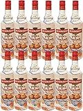 Rushkinoff Vodka & Caramelo, 12er Pack (12 x 1,0 l)