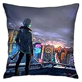 baoan Kissenbezug Fisheye Placebo Home Throw Kissenbezug Kissenbezug Dekorative quadratische Kissenbezüge 18 x 18 Zoll 45 x 45