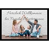 creativgravur® Fußmatte zum selbst Gestalten mit eigenem Foto Bedrucken Schmutzfang-Matte Fußabtreter, Größe der Fußmatte:40 x 60