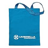 Kiwistar Umbrella Corperation Tragetasche Baumwolltasche Stoffbeutel Umhängetasche Langer Henk