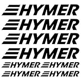 myrockshirt HYMER XL Aufkleber Aufkleber Wohnmobil Camper Wohnwagen Caravan Camping Sticker 8 Stücke ca.30cm Aufkleber Autoaufkleber Sticker Decal ohne Hintergrund UV&Waschanlag