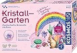 Kosmos 643645 Kristall-Garten, Bunte Kristalle züchten, Regenbogen, Blumen, Blätter und Gips-Figuren mit Kristallen überziehen, Experimentierkasten für Kinder ab 8 Jahre, Kinderzimmer-Dek