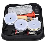 BORDSTRACT Schmuckherstellungswerkzeuge mit Reißverschluss-Aufbewahrungskoffer, Bastelzubehör-Set für Schmuckherstellung, Reparatur und Perlenstick