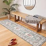 Taleta Greenish Teppich Läufer Blumen Orientalisch Wohnzimmer (01 Grün, 80x300cm)