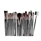 Make Up Pinsel Professionelle Schminkpinsel Set Foundation Grundierung Bürsten für Lidschatten Augen und Gesicht Flüssiges Professionellen Kosmetikpinsel 22 Stück