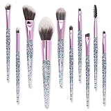 Make up Pinsel Hahepo 10 stücke Kristall Make-up Premium Make-up Pinsel Sets Kosmetik Make-up Gesicht Lidschatten Kosmetikpinsel Beauty T