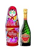 Tsarine Champagner BRUT Cuvée Premium mit 'Gift Pack' Matriochka (1 x 0,75 l)
