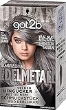 got2b Edelmetall  M72 Dusty Metallic Silber Stufe 3 (3 x 143 ml), Haarfarbe mit Metall-Glanz-Booster für kühle, schimmernde Töne, Coloration mit Anti-Verblassen-Effek