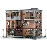 HAMM Ideas MOC-79570 Friends Apartment Modular Street View Building Blocks Modellbausätze (Lizenziert und Entworfen von LegoArtisan), 4642 Teile Blöcke, Kompatibel mit Leg