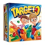 Trefl, Targeto, Familienspiel, Zielschießspiel, Katapultschießen, Gesellschaftsspiel für Erwachsene und Kinder ab 5 Jahren 2196 Farbig