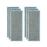 DNKKQ 6er Pack waschbare Nasswischtücher Ersatz kompatibel mit IR- Obot Braava Jet M6 Stabilität (Color : 6-Wet)