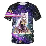 T-Shirt Herren Kurzarm 3D Drucken Rundhals Tops Herren Sommer Regular Fit Sportshirt Herren Work Lässig Komfortabel T-Shirt Herren Moderner Urban Style Shirt H