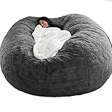 USYIBIBI Riesen Sitzsack aus Fell für Erwachsene und Kinder Wohnzimmermöbel Big Sitzsack Kuscheltier Aufbewahrung Lazy Schlafsofa C