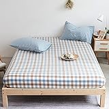 Bolo Bio Jersey Spannbettlaken 100% Zertifizierte Baumwolle | Spannbetttuch in Allen Größen |,atmungsaktiv und pflegeleicht,150x200+25